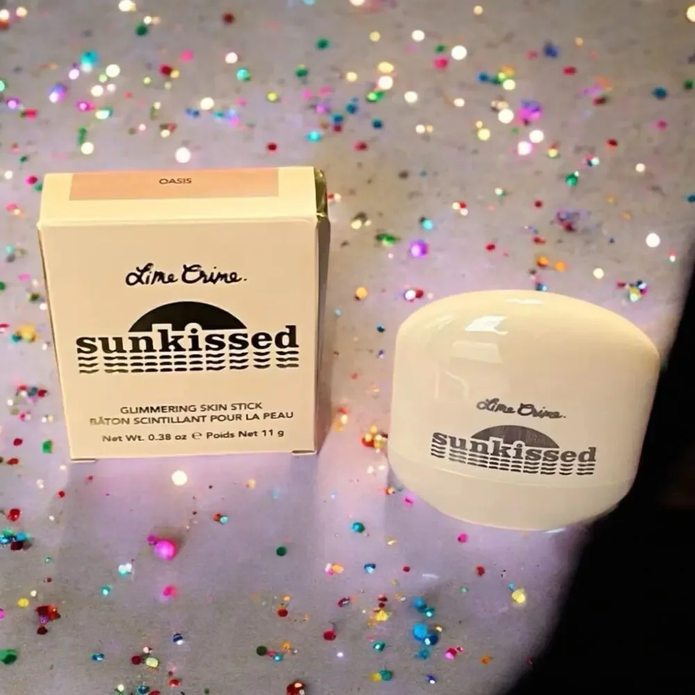 Lime Crime Sunkissed Glimmering Skin Stick in Oasis 0.38 oz NIB NEW Bronzer High